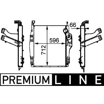 Intercooler, échangeur MAHLE CI 104 000P