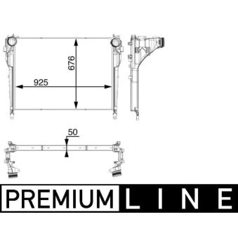 Intercooler, échangeur MAHLE CI 33 000P