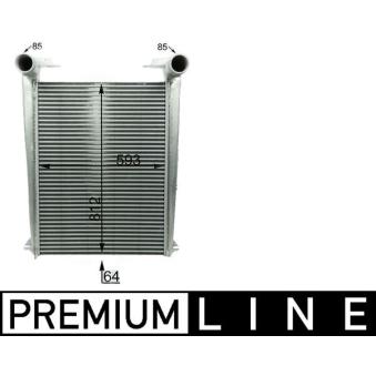 Intercooler, échangeur MAHLE CI 44 000P