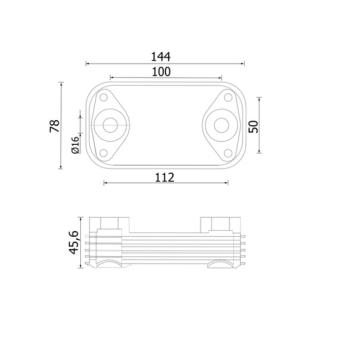 Radiateur d'huile MAHLE CLC 320 000S