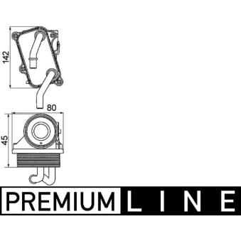Radiateur d'huile MAHLE
