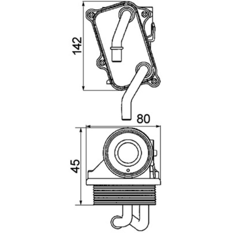 Radiateur d'huile MAHLE CLC 24 000P - Visuel 1