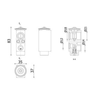 Détendeur, climatisation MAHLE AVE 206 000P