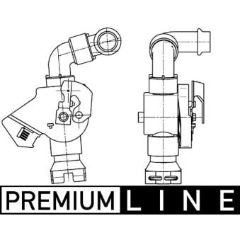 Vanne de regulation chauffage MAHLE AVS 6 000P