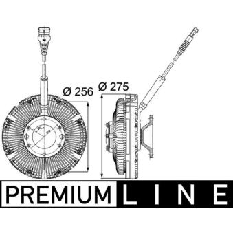 Embrayage, ventilateur de radiateur MAHLE CFC 97 000P