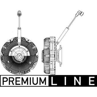 Embrayage, ventilateur de radiateur MAHLE CFC 172 000P