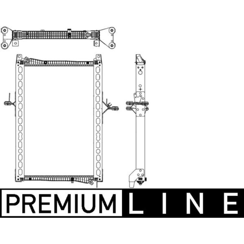 Radiateur basse température, intercooler MAHLE CIR 19 000P - Visuel 1