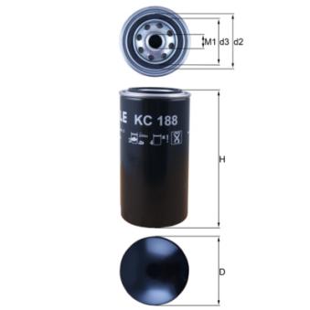 Filtre à carburant MAHLE