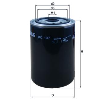 Filtre à carburant MAHLE