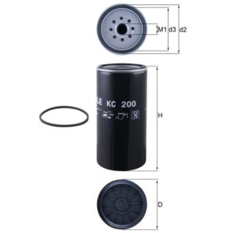 Filtre à carburant MAHLE