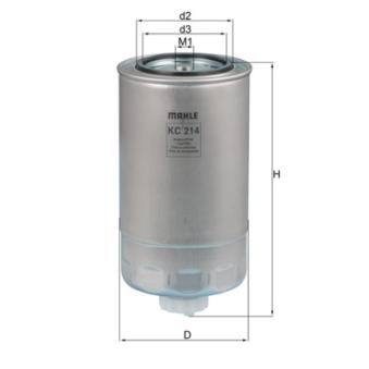 Filtre à carburant MAHLE