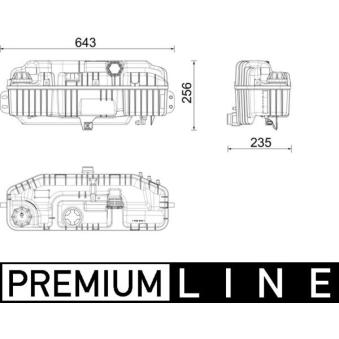 Vase d'expansion, liquide de refroidissement MAHLE