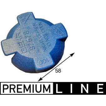 Bouchon, réservoir de liquide de refroidissement MAHLE CRB 84 000P