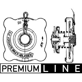 Bouchon de radiateur MAHLE CRB 18 000P