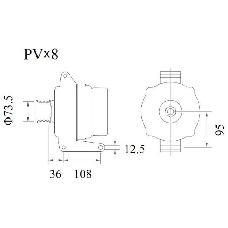 Alternateur MAHLE MG 925 - Visuel 1