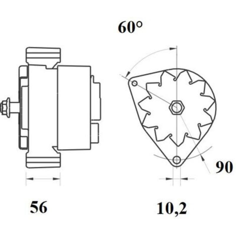 Alternateur MAHLE MG 927 - Visuel 1