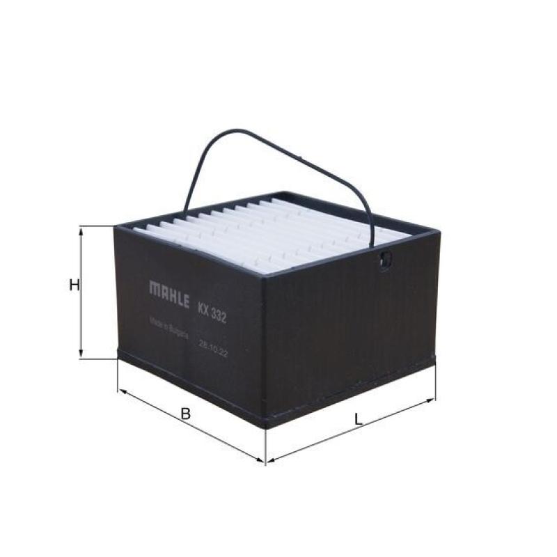 Filtre à carburant MAHLE KX 332 - Visuel 1