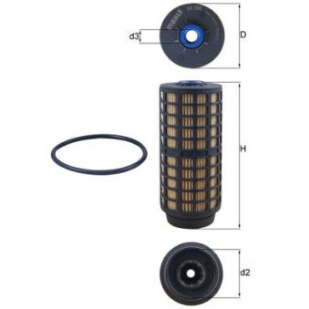 Filtre à carburant MAHLE KX 399D