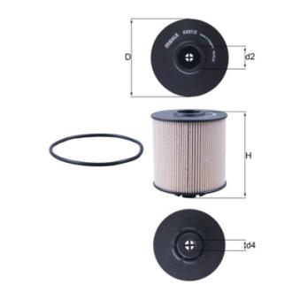 Filtre à carburant MAHLE