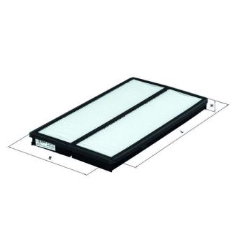Filtre, air de l'habitacle MAHLE LA 121