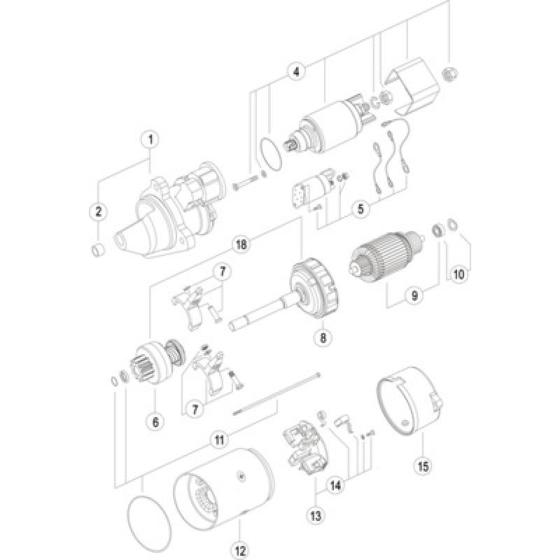 Démarreur MAHLE MS 232 - Visuel 2