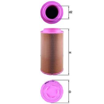 Filtre à air MAHLE LX 2020