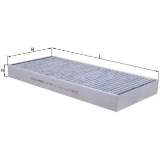 Filtre, air de l'habitacle MAHLE LAK 1894