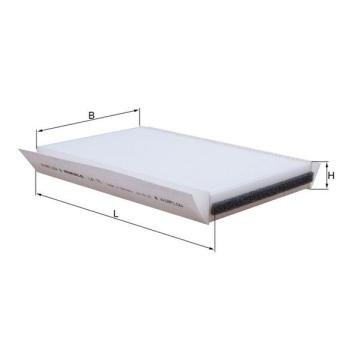 Filtre, air de l'habitacle MAHLE LA 71