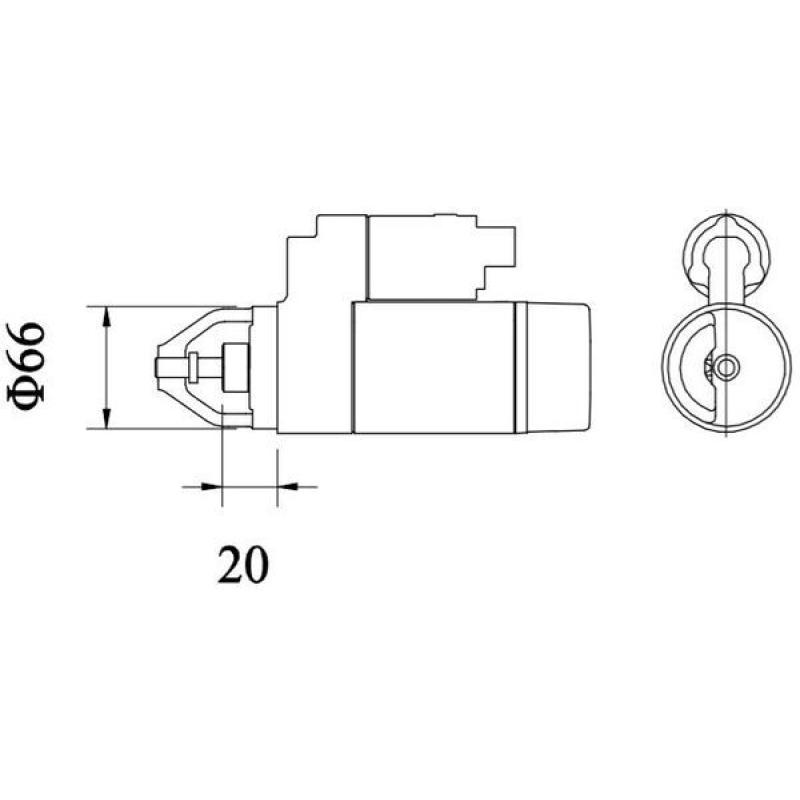 Démarreur MAHLE MS 436 - Visuel 1