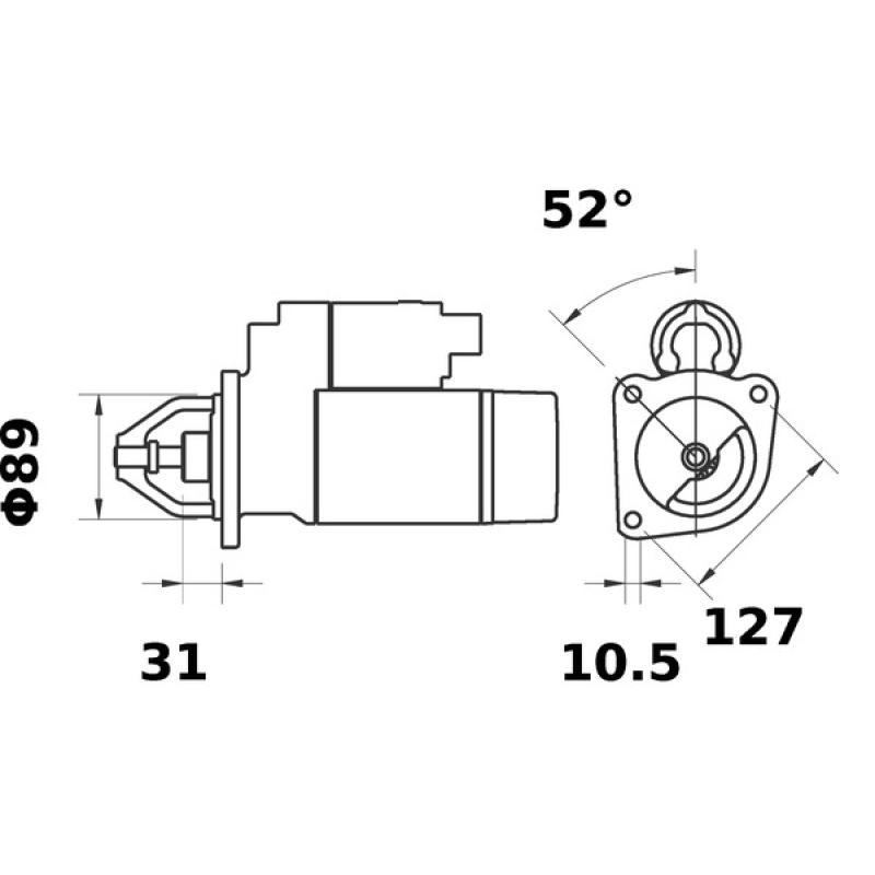 Démarreur MAHLE MS 446 - Visuel 1
