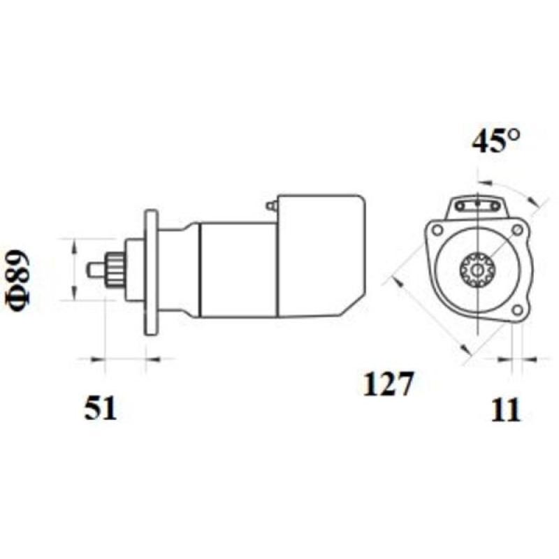 Démarreur MAHLE MS 536 - Visuel 1
