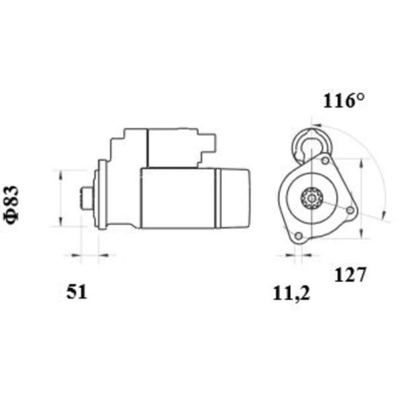 Démarreur MAHLE MS 891 - Visuel 1