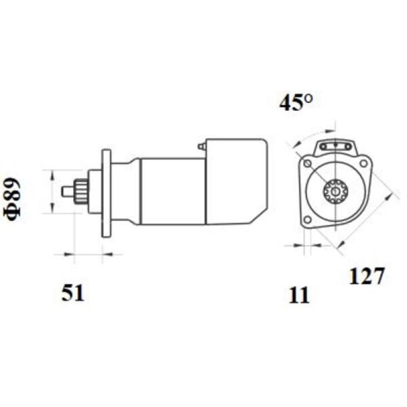 Démarreur MAHLE MS 710 - Visuel 1