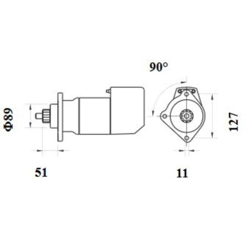Démarreur MAHLE MS 701 - Visuel 1