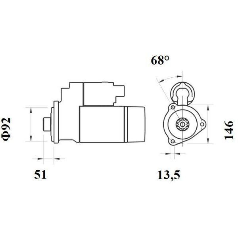 Démarreur MAHLE MS 761 - Visuel 1