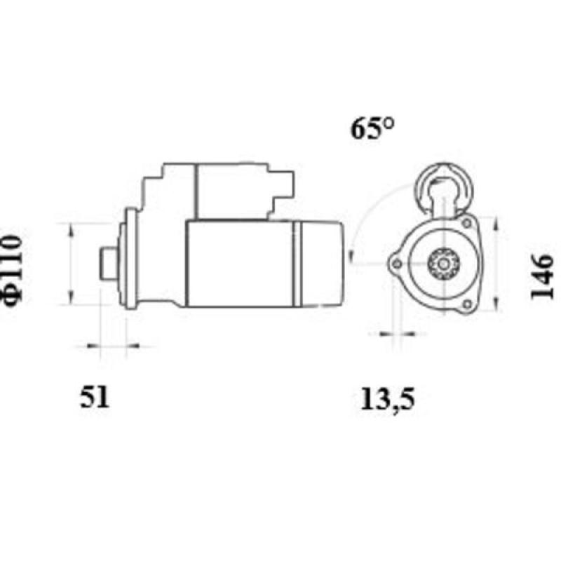 Démarreur MAHLE MS 759 - Visuel 1
