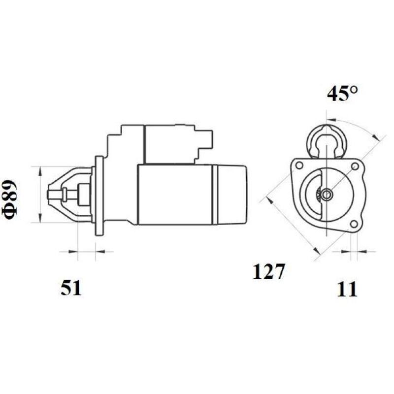 Démarreur MAHLE MS 774 - Visuel 1