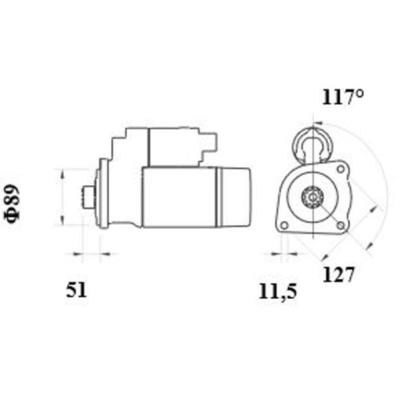 Démarreur MAHLE MS 775 - Visuel 1