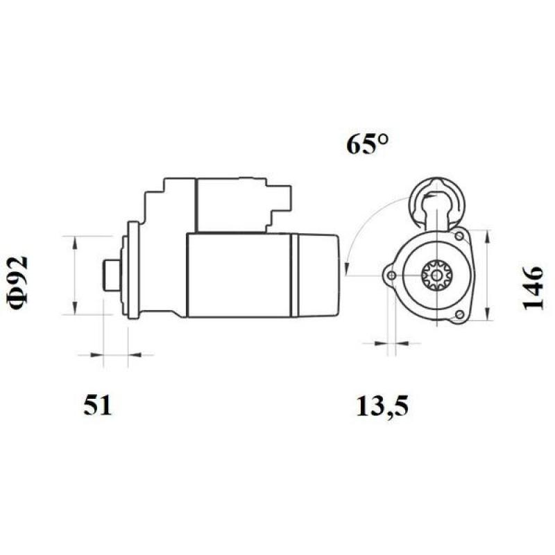 Démarreur MAHLE MS 758 - Visuel 1