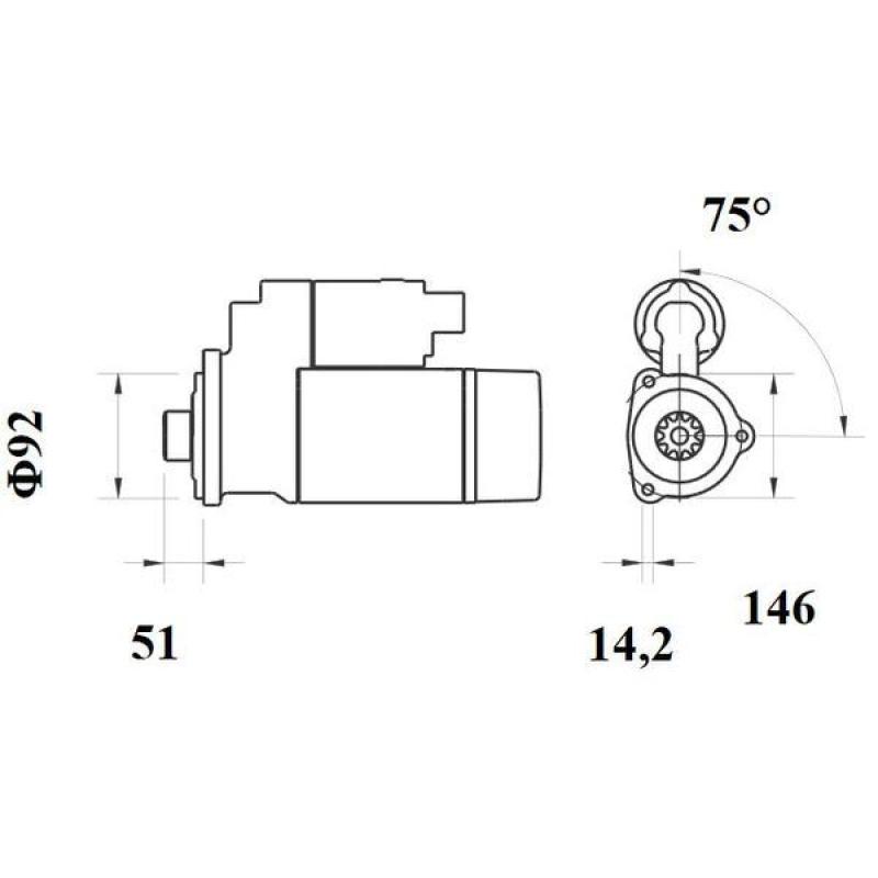 Démarreur MAHLE MS 781 - Visuel 1