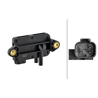 Capteur, pression des gaz échappement HELLA