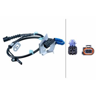 Capteur, vitesse de roue HELLA