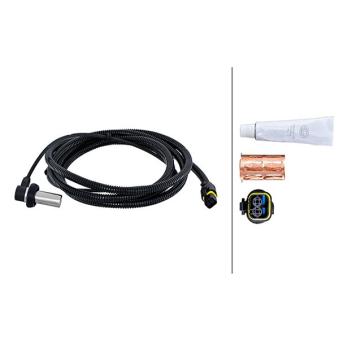 Capteur, vitesse de roue avant droit HELLA 6PU 230 048-521