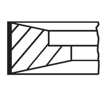 Jeu de segments de pistons MAHLE 061 06 N0