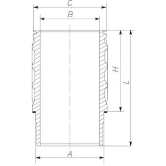 Chemise de cylindre MAHLE 061 WN 17 01