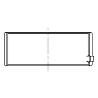Coussinet de vilebrequin MAHLE 061 HL 19078 025