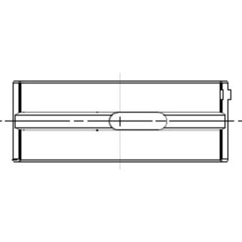Coussinet de vilebrequin MAHLE 213 HL 21652 025