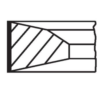 Jeu de segments de pistons MAHLE 213 RS 10013 0N0