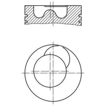 Piston MAHLE 209 41 00