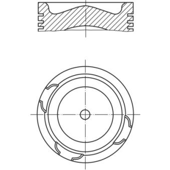 Piston MAHLE 213 68 00